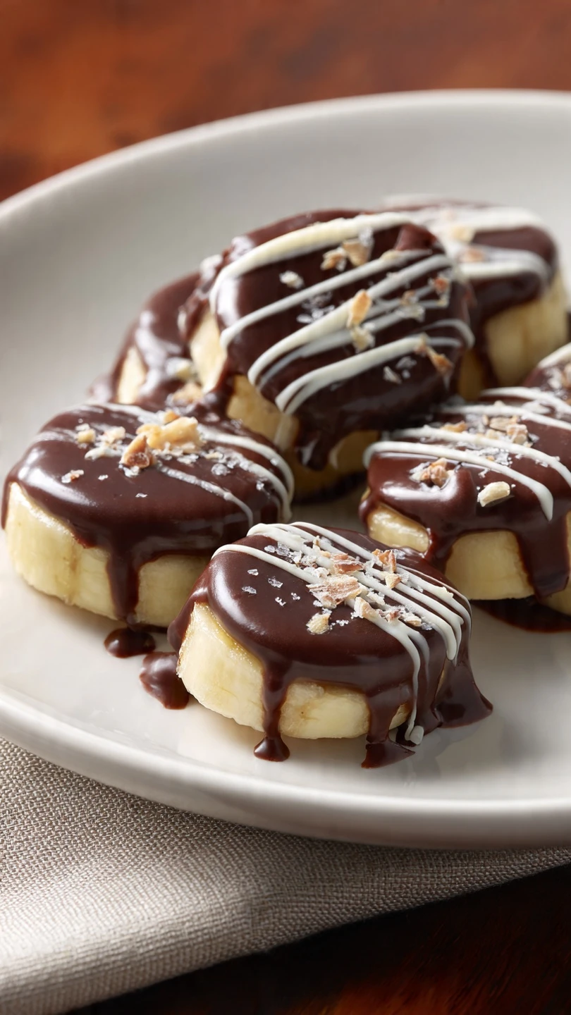 Chocolate Covered Banana Bites Chocolate Covered Banana Bites