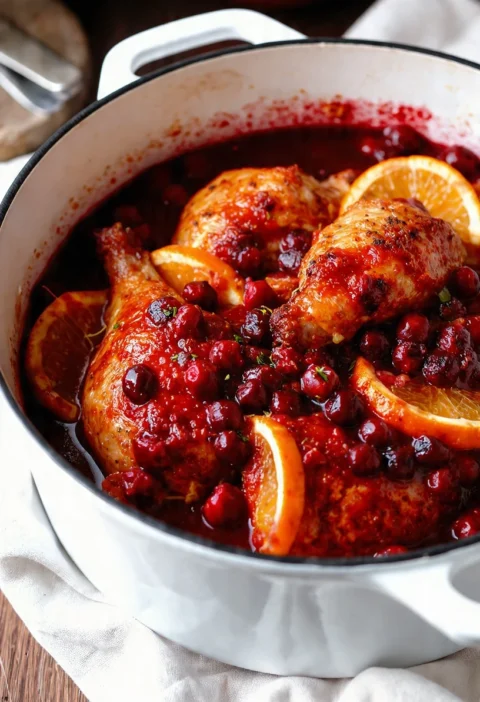 Cranberry Orange Chicken Recipe Easy Cranberry Orange Chicken Best Cranberry Orange Chicken Sauce Cranberry Orange Glaze F...