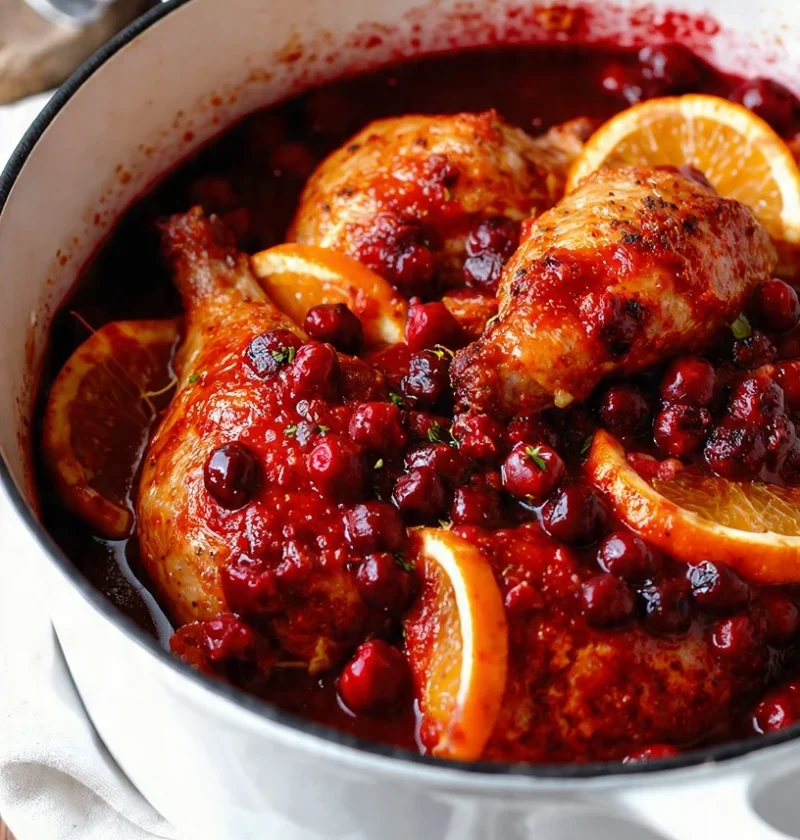 Cranberry Orange Chicken Recipe Easy Cranberry Orange Chicken Best Cranberry Orange Chicken Sauce Cranberry Orange Glaze F...