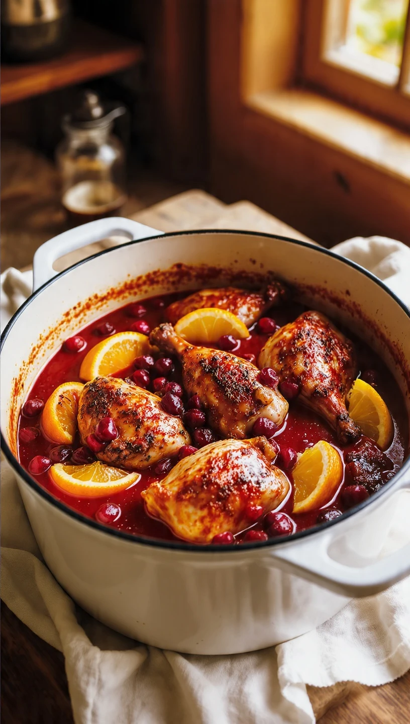 Cranberry Orange Chicken Recipe Easy Cranberry Orange Chicken Best Cranberry Orange Chicken Sauce Cranberry Orange Glaze F...