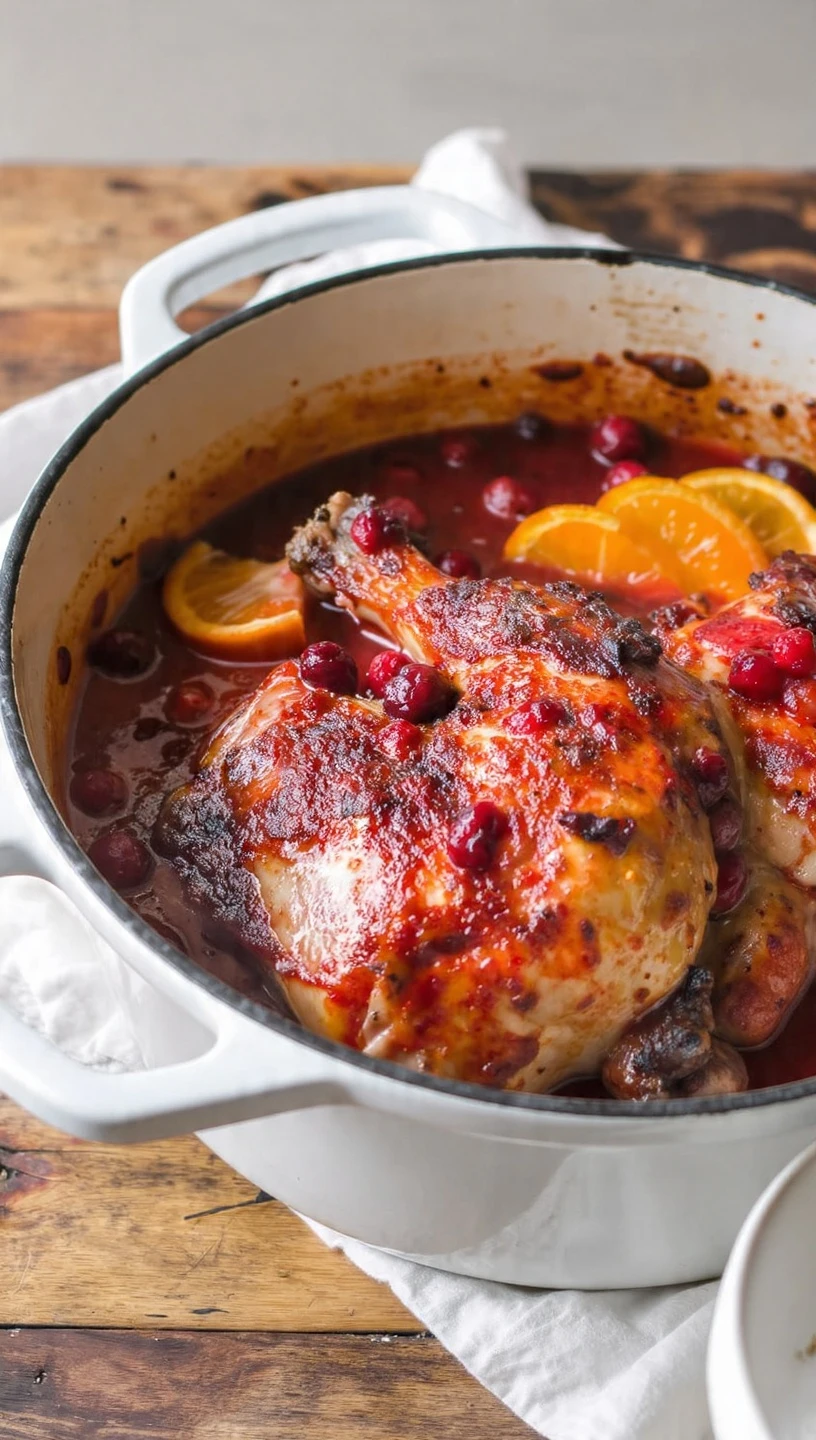 Cranberry Orange Chicken Recipe Easy Cranberry Orange Chicken Best Cranberry Orange Chicken Sauce Cranberry Orange Glaze F...