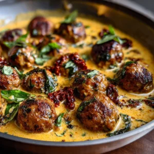 Creamy Marry Me Chicken Meatballs (40 Minutes)