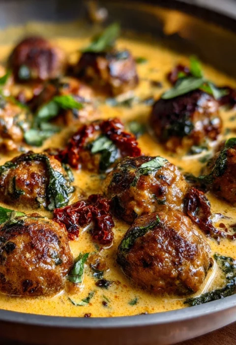 Creamy Marry Chicken Meatballs Minutes
