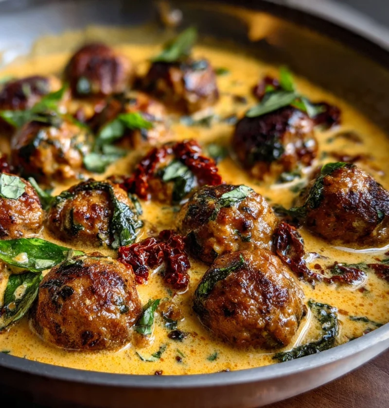 Creamy Marry Chicken Meatballs Minutes