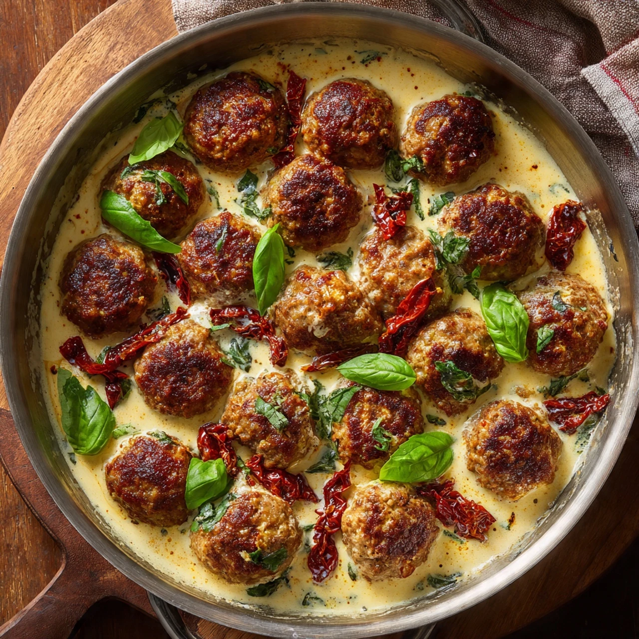 Creamy Marry Chicken Meatballs Minutes