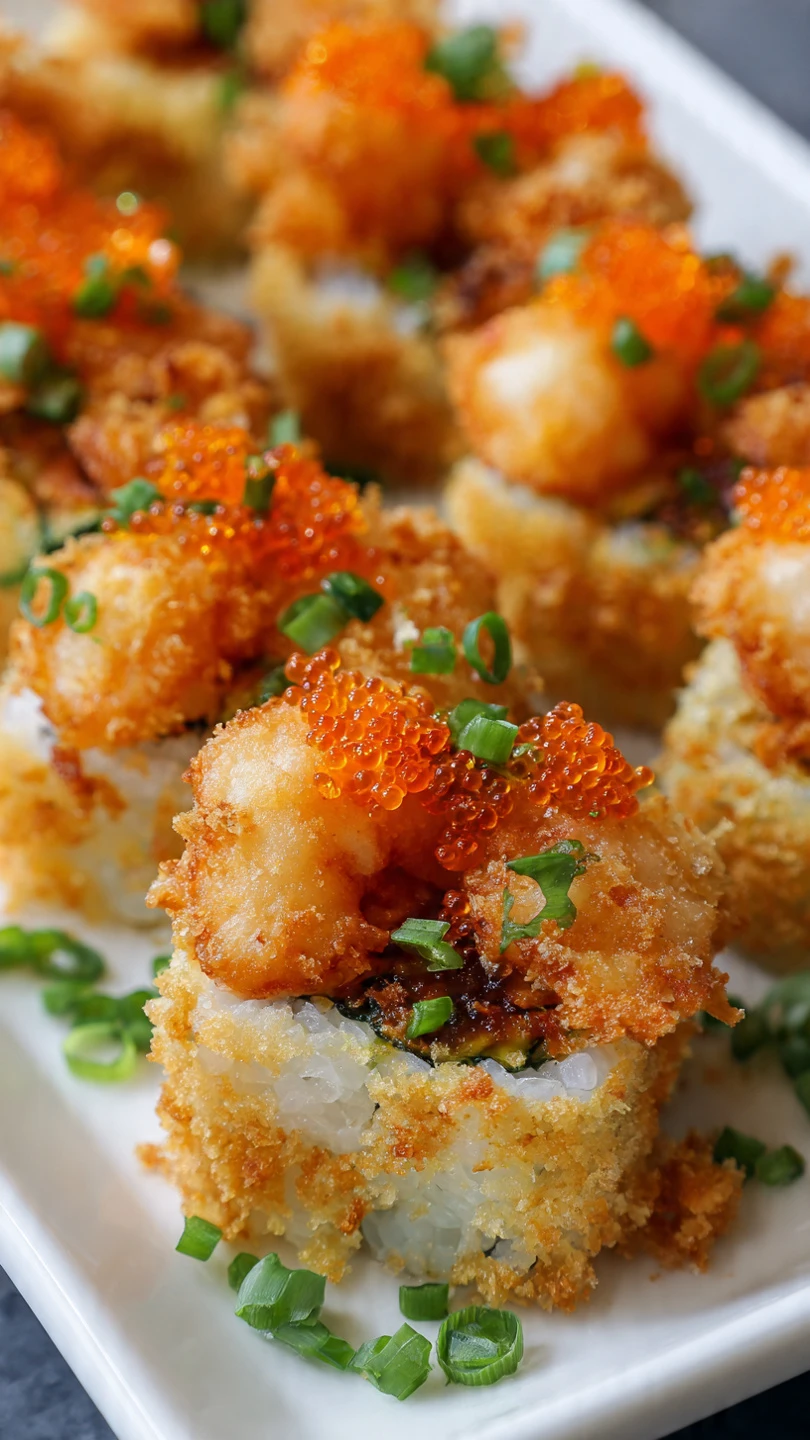 Crunchy Shrimp Tempura Sushi Roll