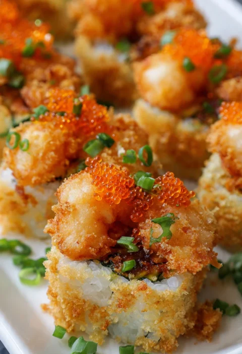 Crunchy Shrimp Tempura Sushi Roll
