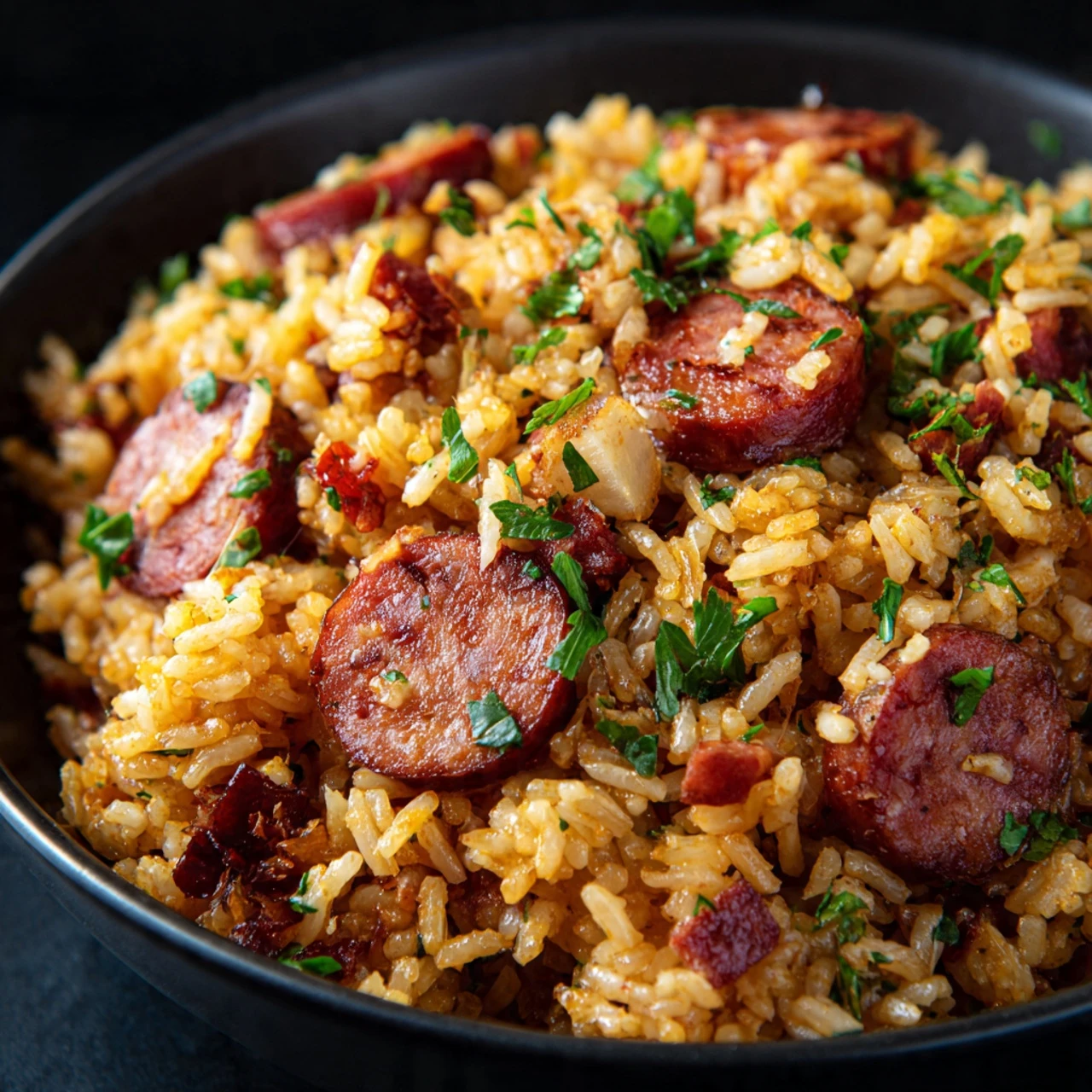 Cajun Sausage and Rice Skillet | Easy One-Pan Dinner