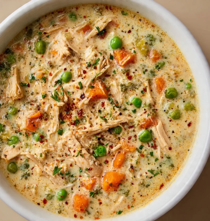 Easy Chicken Pot Pie Soup Recipe Creamy Chicken Pot Pie Soup Homemade Chicken Pot Pie Soup Best Chicken Pot Pie Soup Recip...