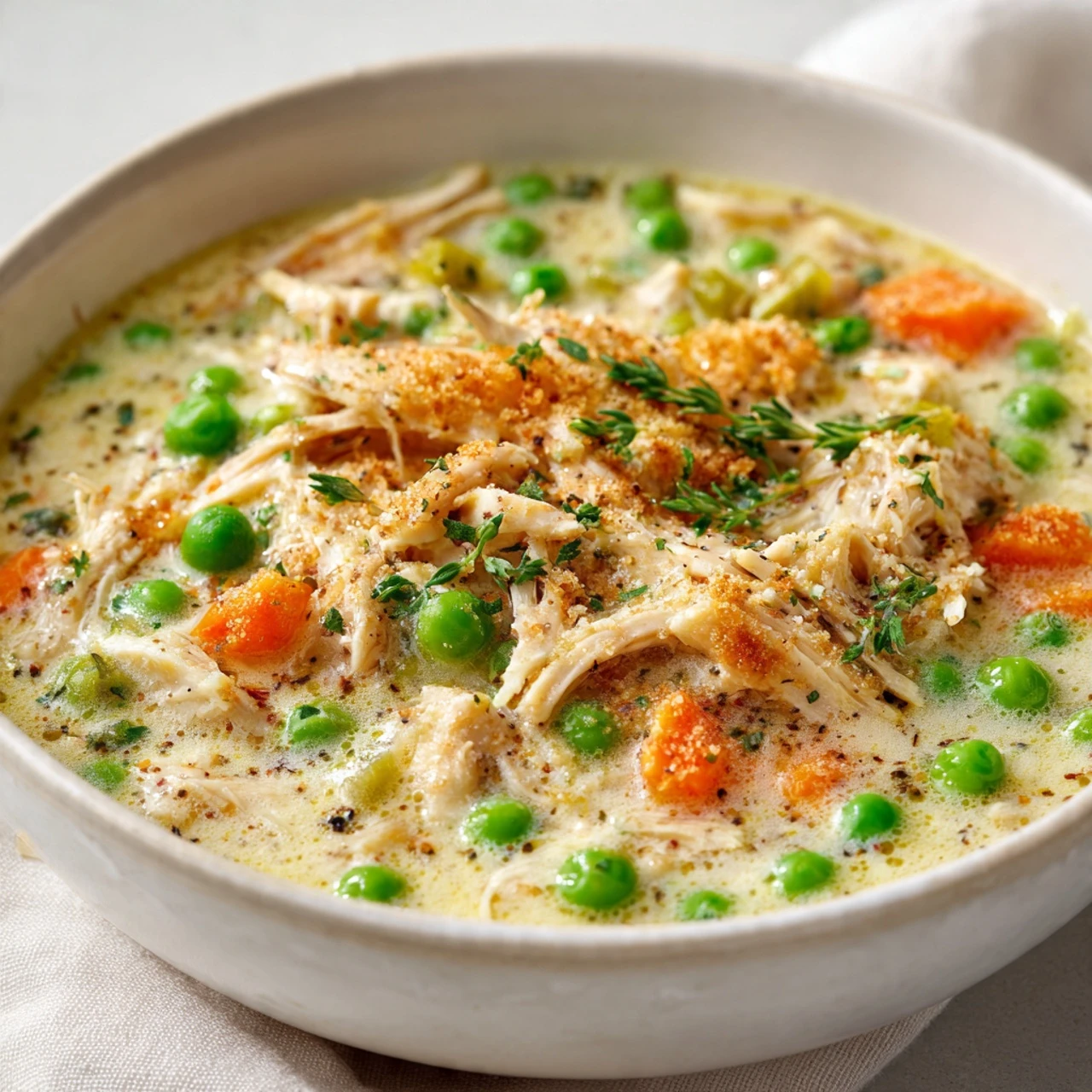 Easy Chicken Pot Pie Soup Recipe Creamy Chicken Pot Pie Soup Homemade Chicken Pot Pie Soup Best Chicken Pot Pie Soup Recip...