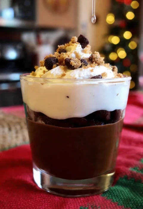 Easy Christmas Dirt Cups Recipe Make Ahead Christmas Dirt Cups Christmas Dirt Cups For Kids Gluten-free Christmas Dirt Cup...