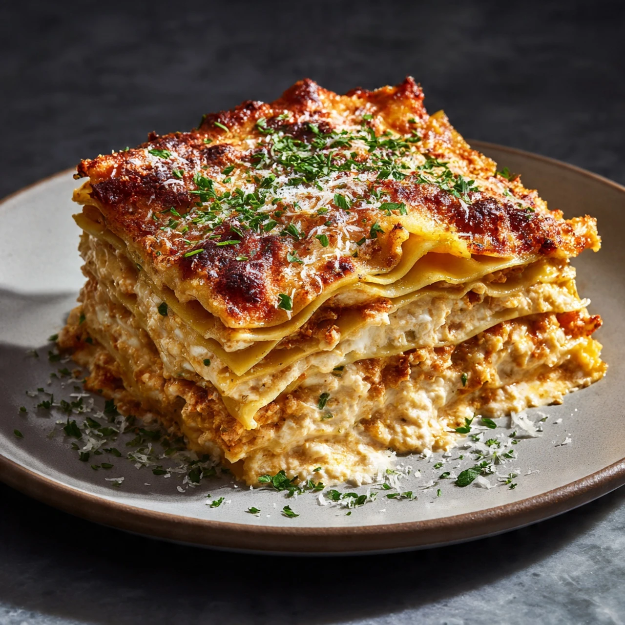 Easy Comforting Chicken Lasagna Recipe Homemade Chicken Lasagna Comfort Food Best Chicken Lasagna Casserole Recipe Creamy ...