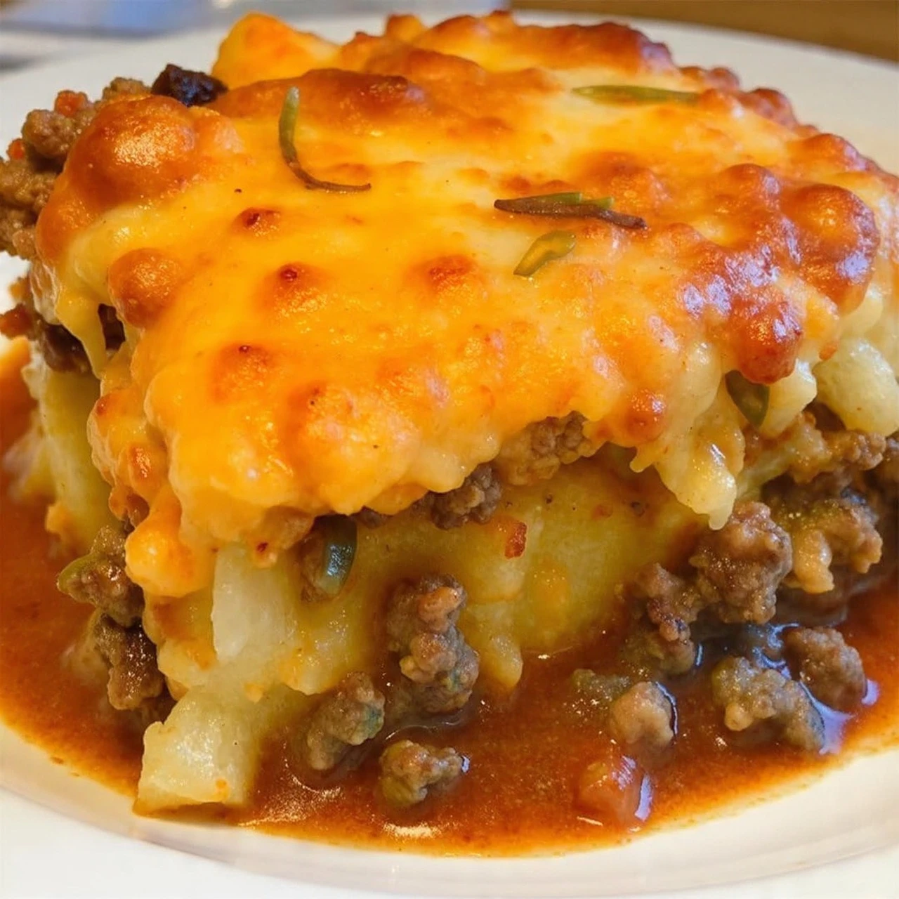 Ground Beef Potato Casserole