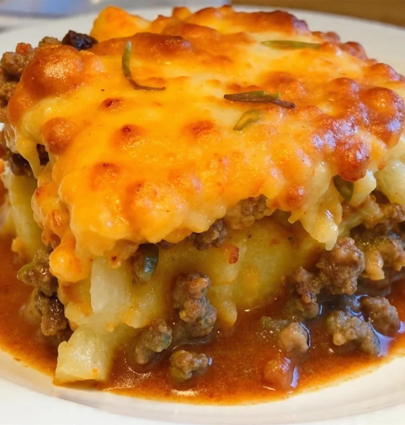 Easy Ground Beef Potato Casserole Recipe Healthy Ground Beef Potato Casserole Ideas Cheesy Ground Beef Potato Casserole Gl...