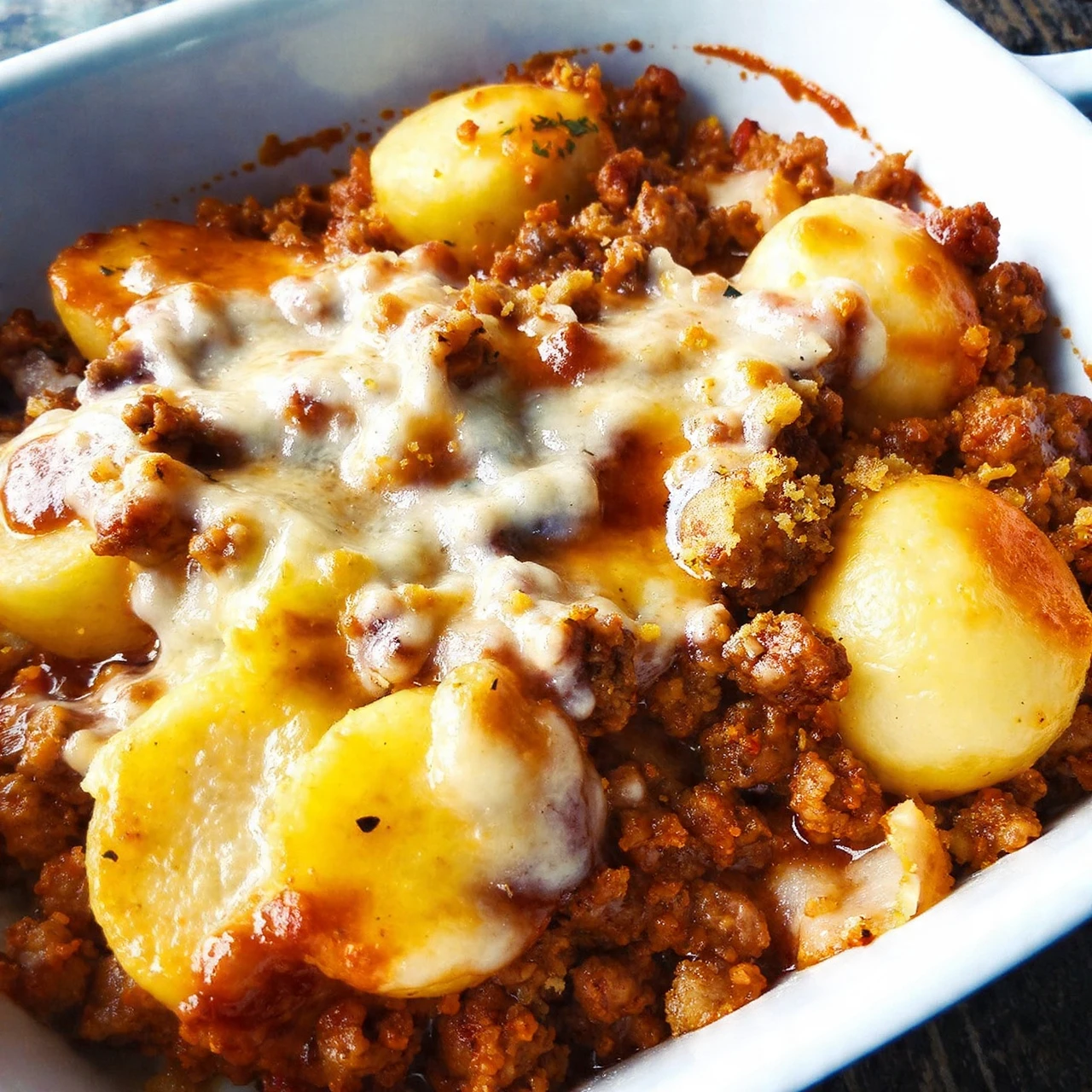 Easy Ground Beef Potato Casserole Recipe Healthy Ground Beef Potato Casserole Ideas Cheesy Ground Beef Potato Casserole Gl...
