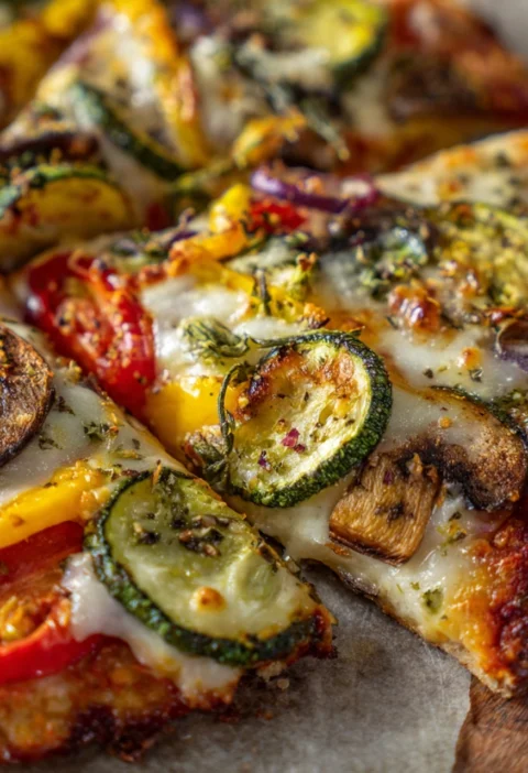 Easy Homemade Veggie Pizza Recipe Best Delightful Veggie Pizza Toppings Vegan Veggie Pizza Recipe Delight Quick Delightful...
