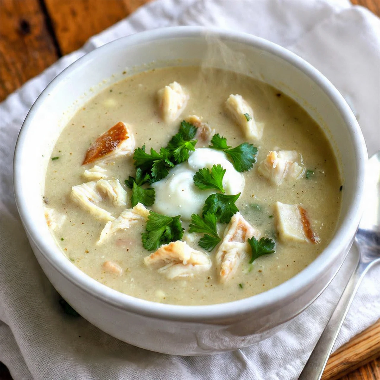 Tasty Keto White Chicken Chili