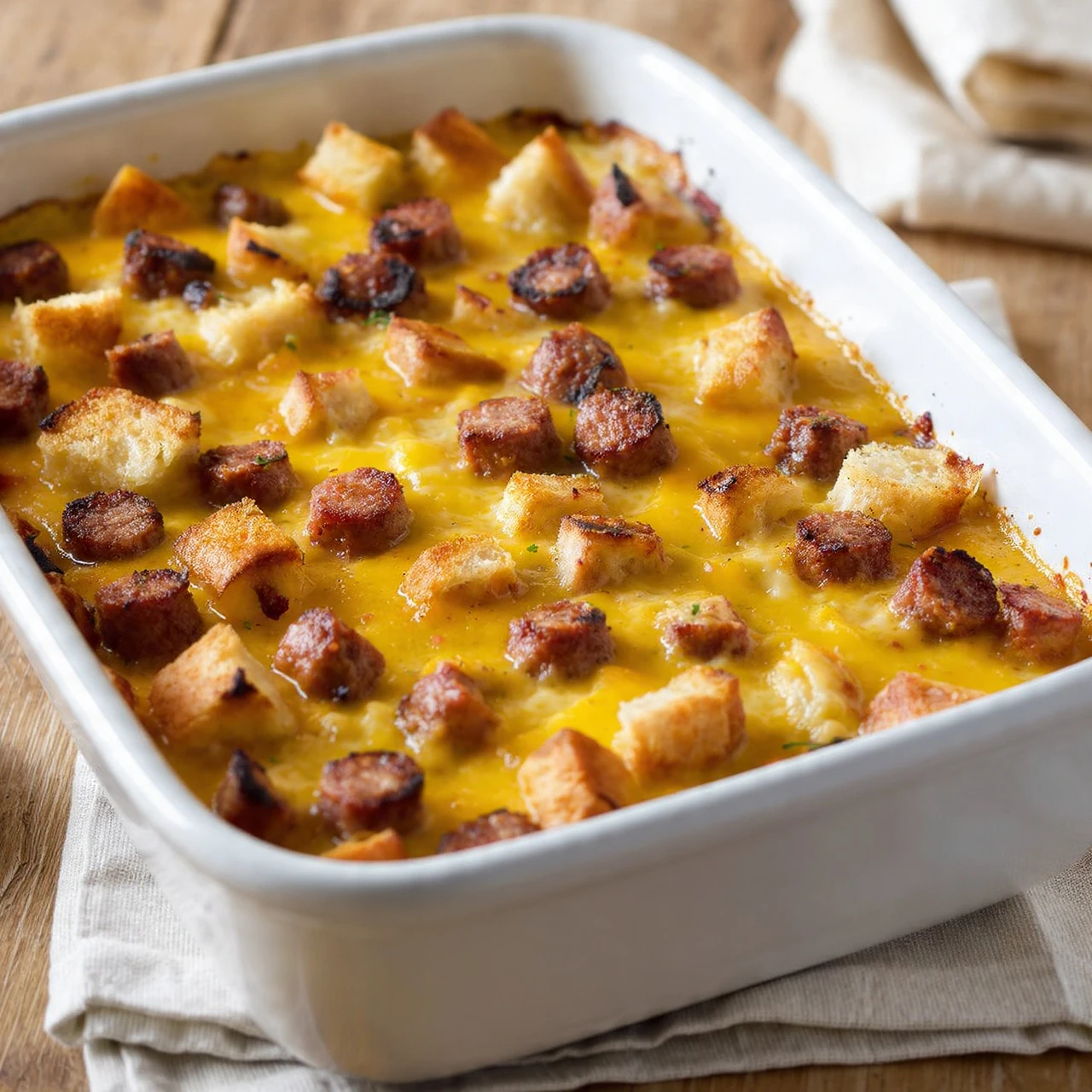Comforting Sausage and Egg Bake