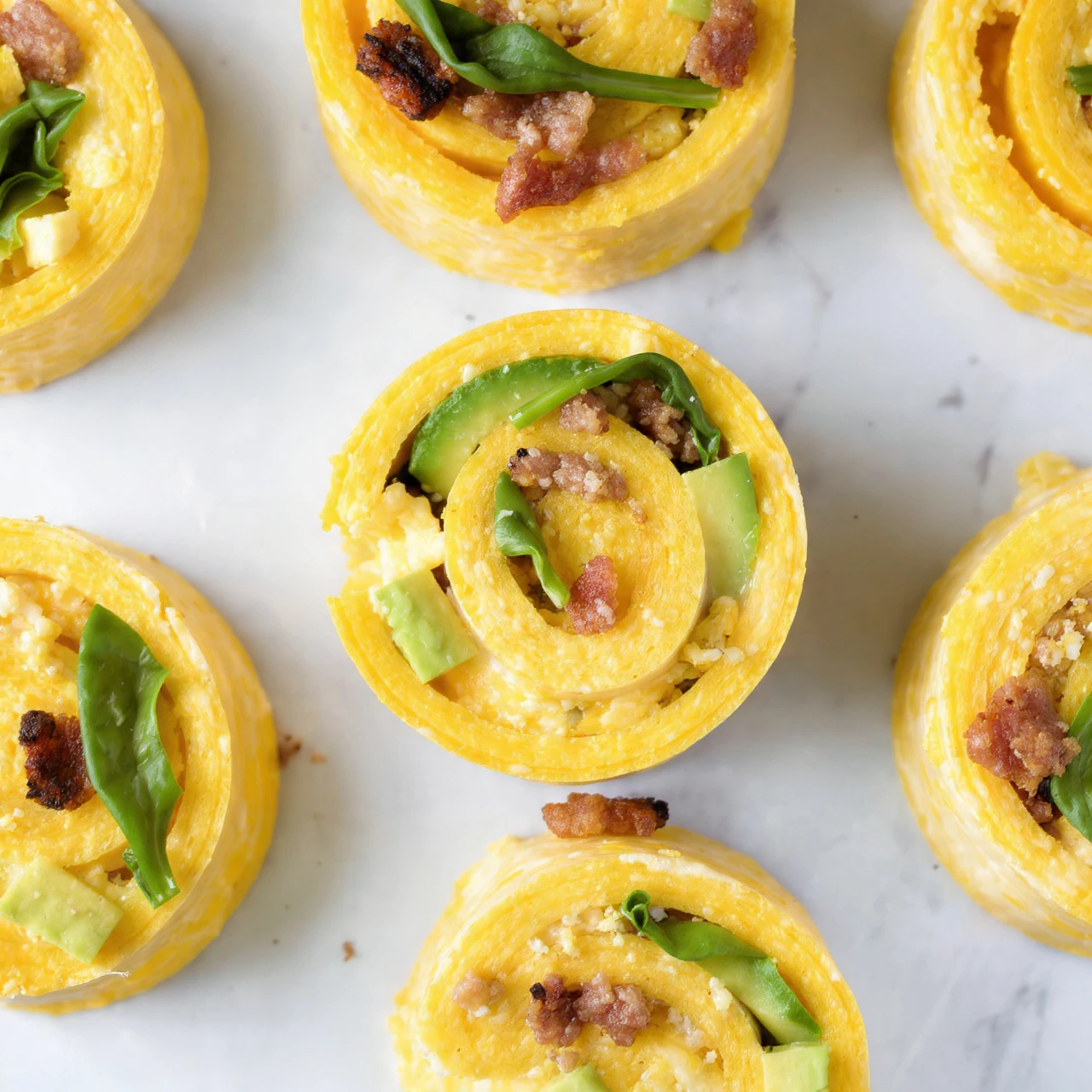 Egg Turkey Bacon Wrap Avocado Spinach Highprotein Breakfast