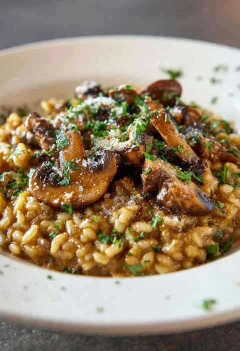 Farro Mushrooms
