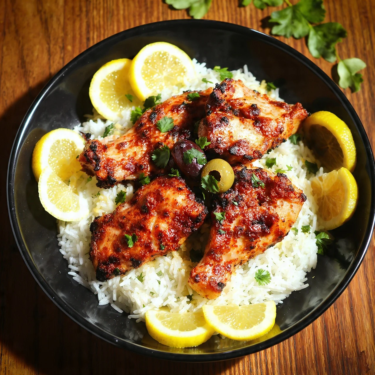 Greek Chicken Lemon Rice