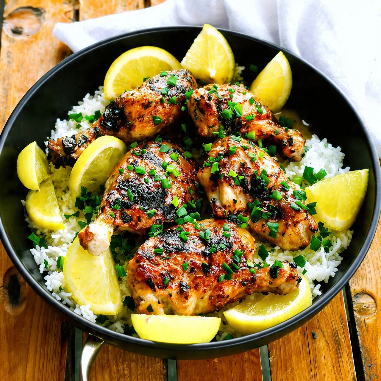 Greek Chicken Lemon Rice