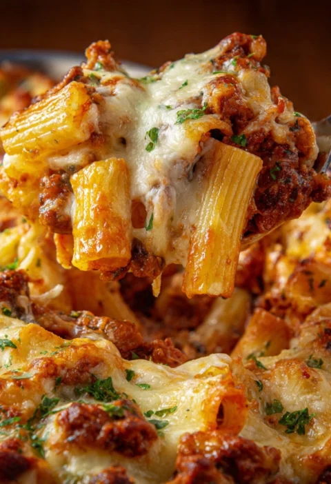 Healthy High Protein Cottage Cheese Baked Ziti