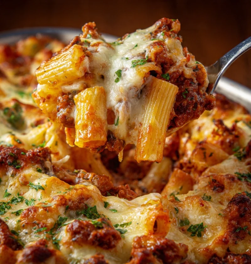 Healthy High Protein Cottage Cheese Baked Ziti