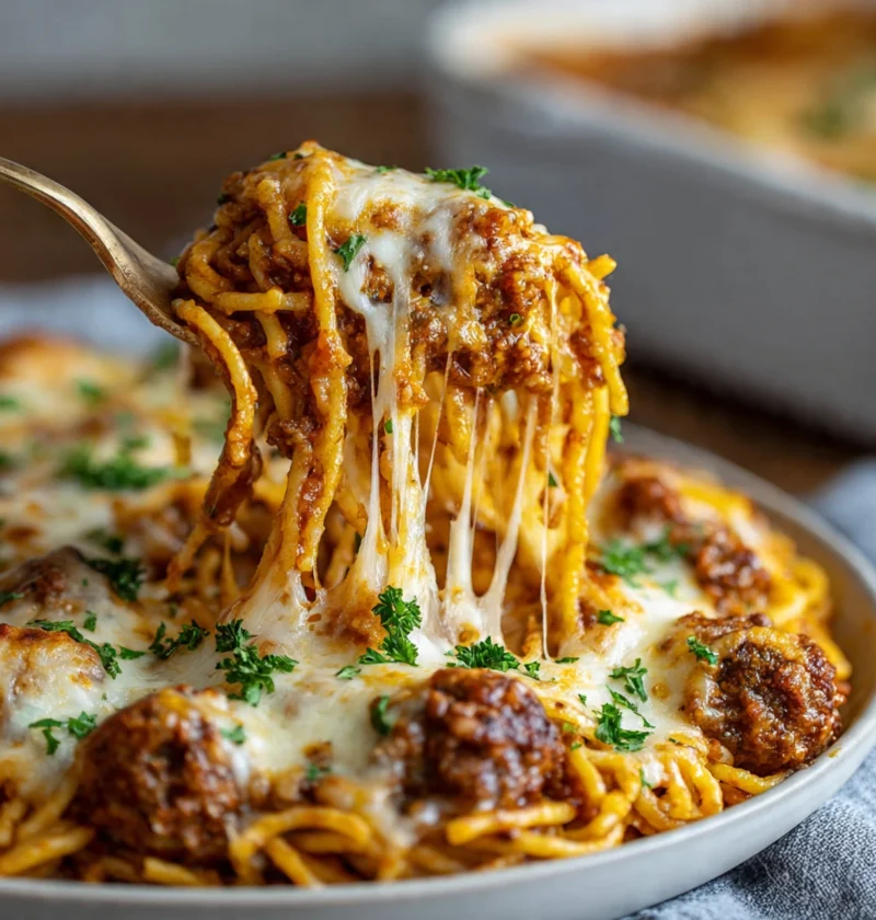 Hearty Spaghetti Alfredo Meat Sauce