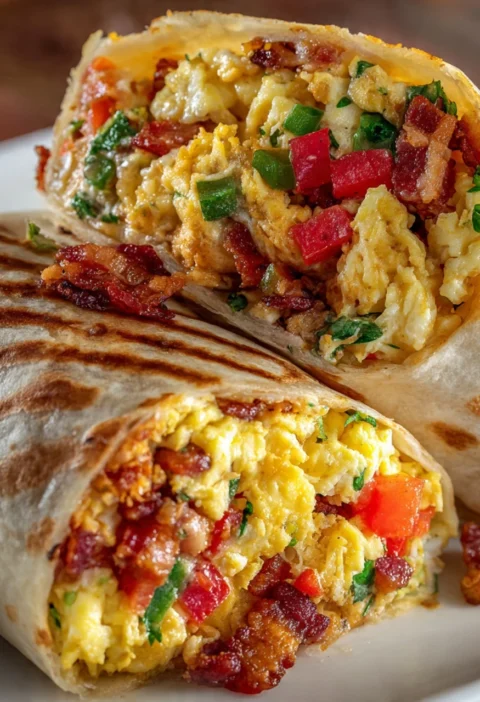 Highprotein Breakfast Burritos