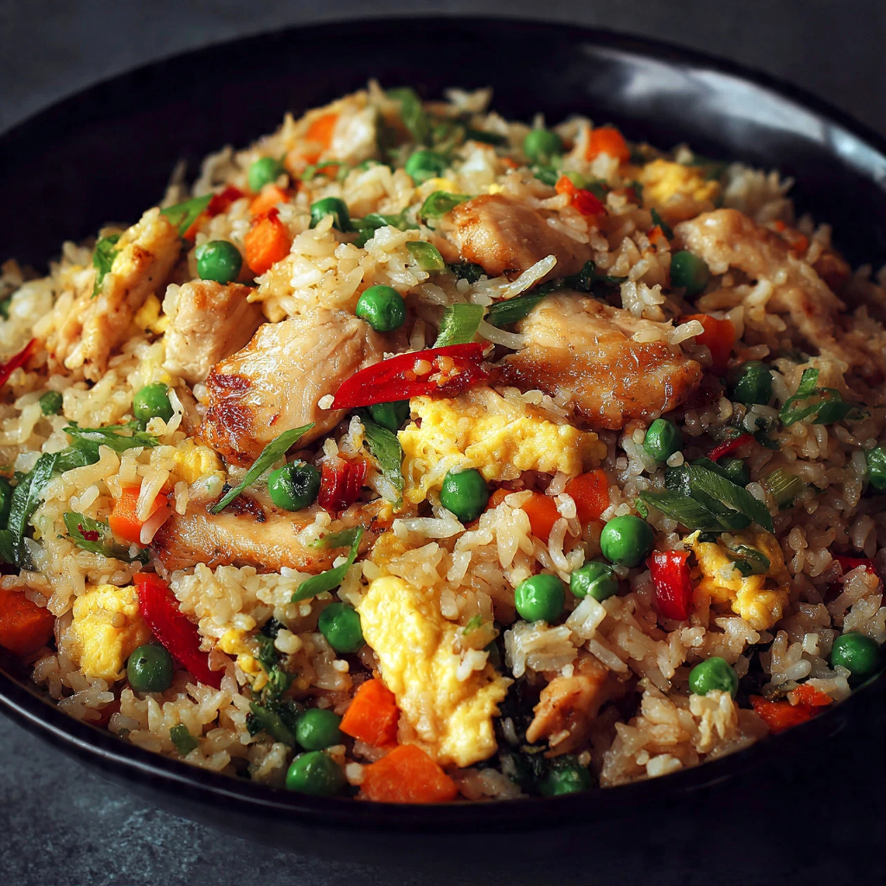 Homemade Healthy Chicken Fried Rice