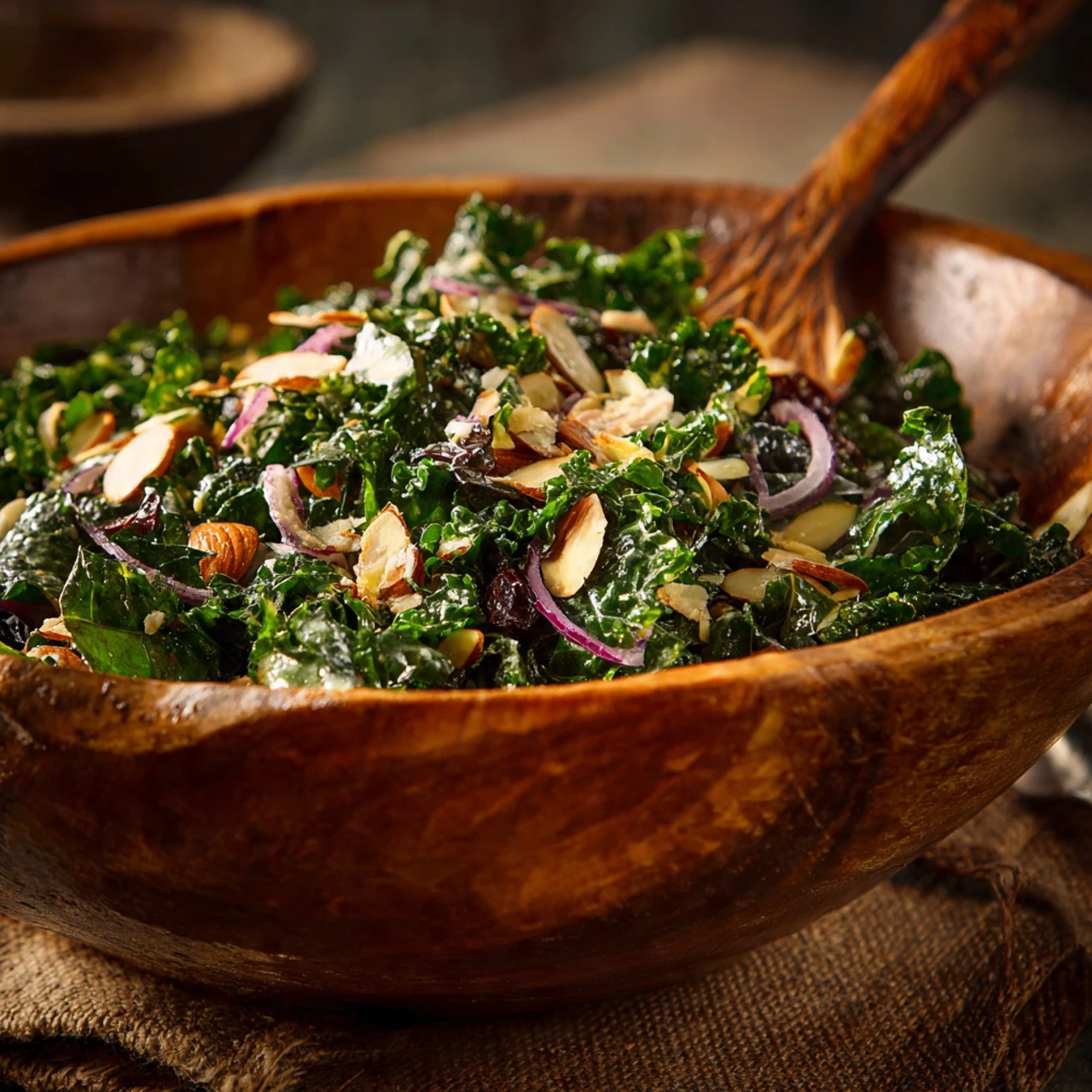 Lemon-Garlic Kale Salad