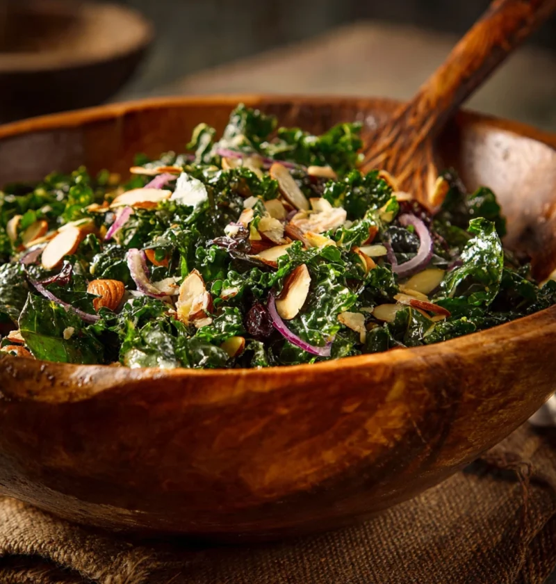 Lemongarlic Kale Salad