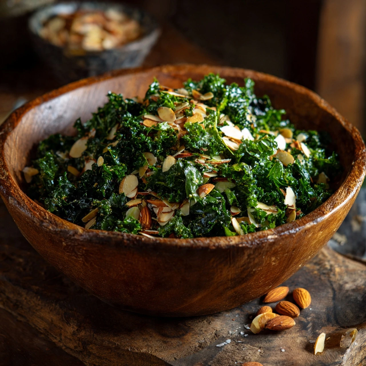 Lemongarlic Kale Salad