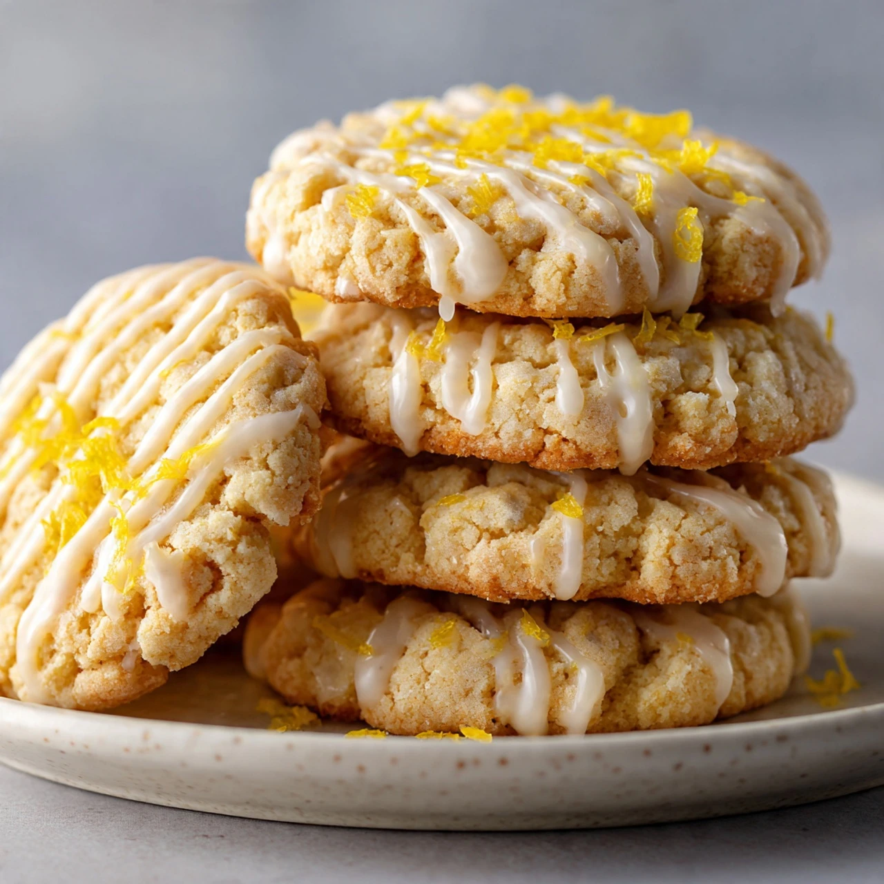 Lemon Ricotta Cookies Glaze Giadas Delicious Recipe
