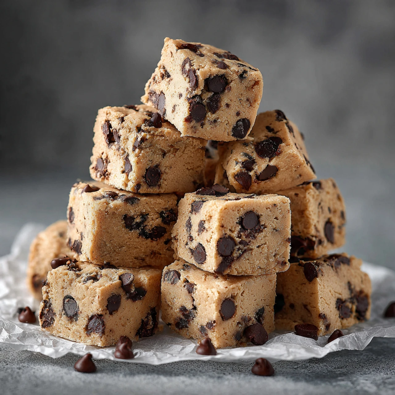 Mini Oatmeal Cookie Dough Bars Nobake Sugar Added