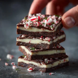 Mouthwatering Triple Chocolate Peppermint Bark