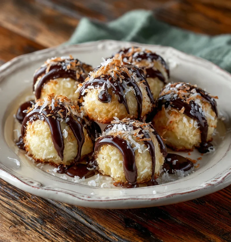 Nobake Chocolate Covered Oatmeal Cookie Balls Powdered Sugarcoated