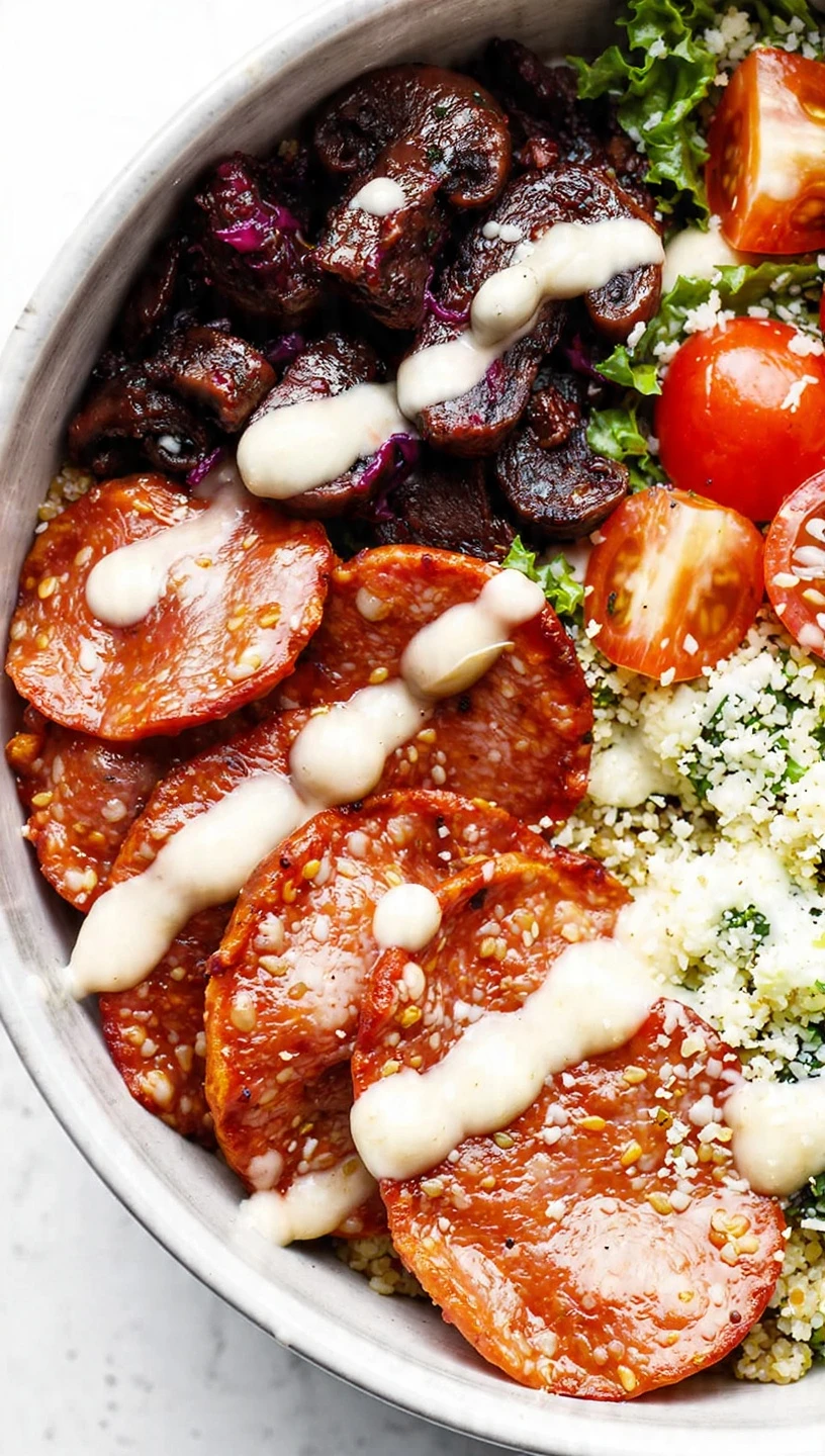 Pizza Protein Bowl
