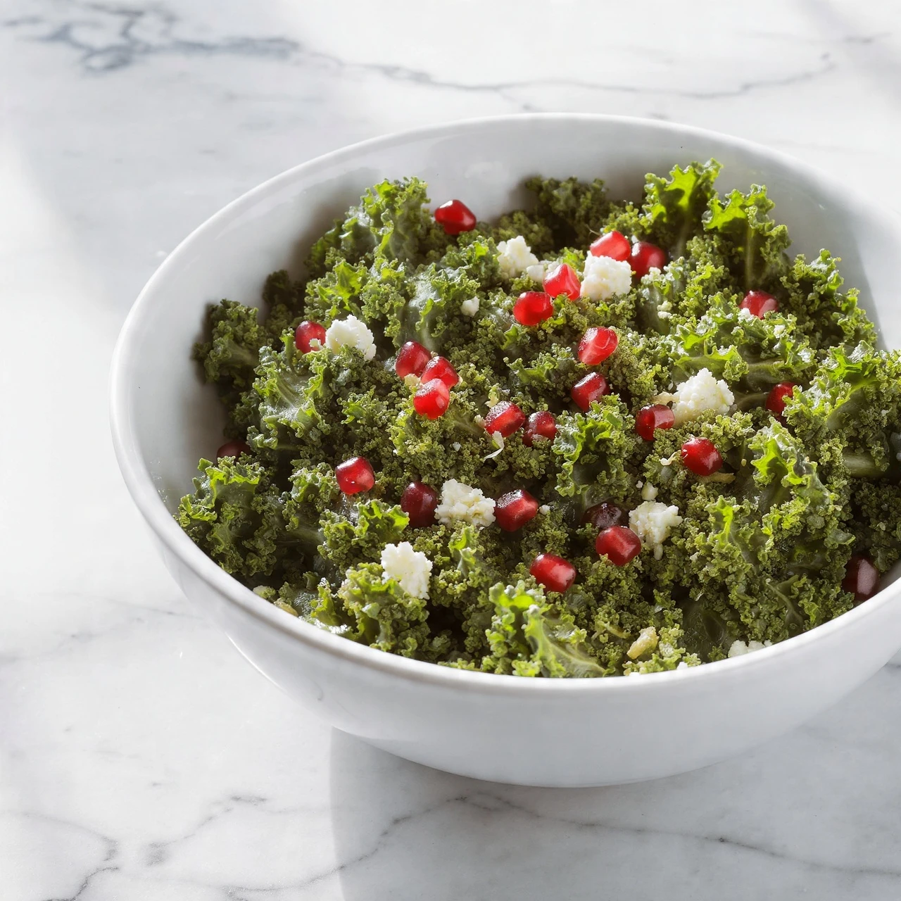 Pomegranate Feta Christmas Salad