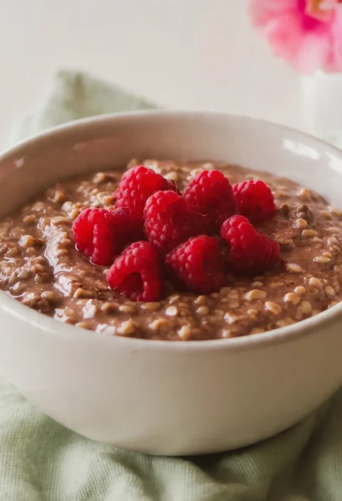 Chocolate Blended Overnight Oats