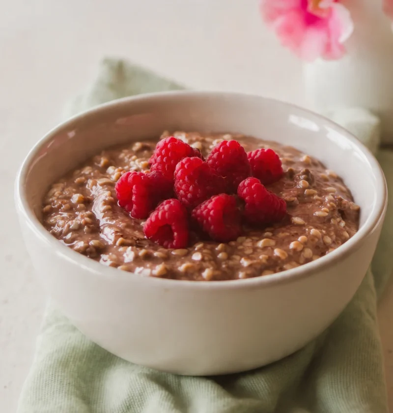Chocolate Blended Overnight Oats