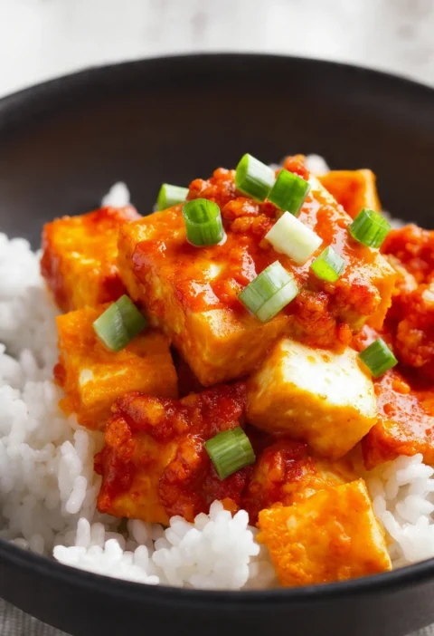 High Protein Gochujang Tofu