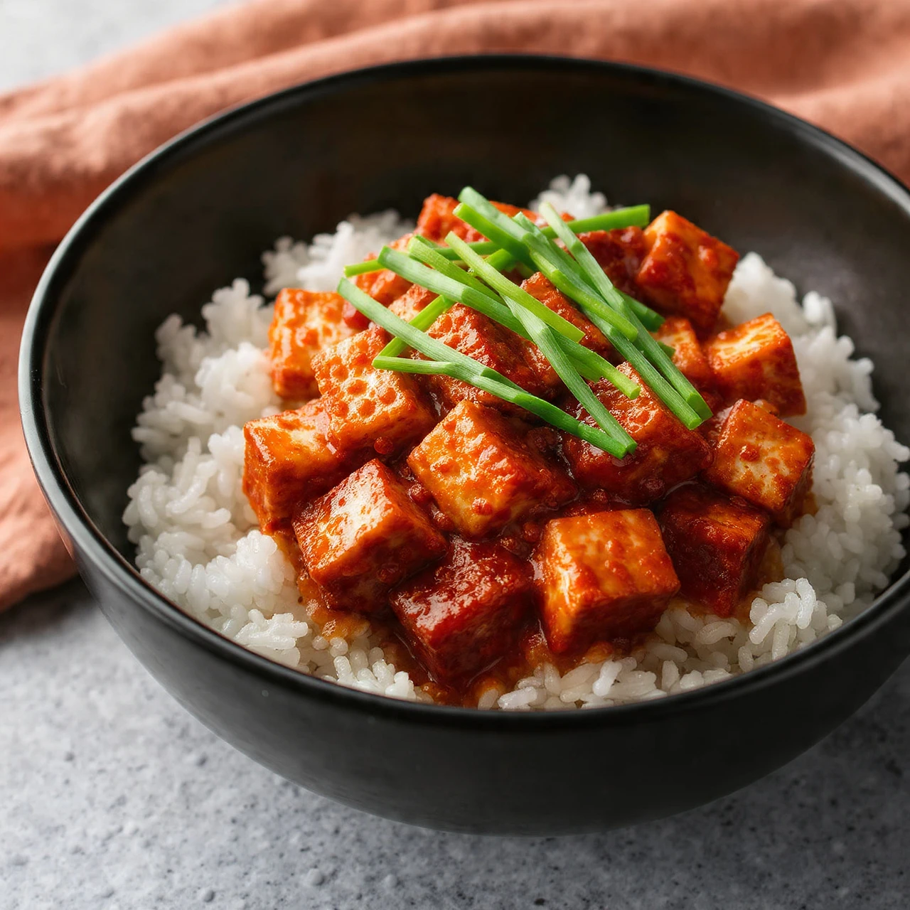 High Protein Gochujang Tofu