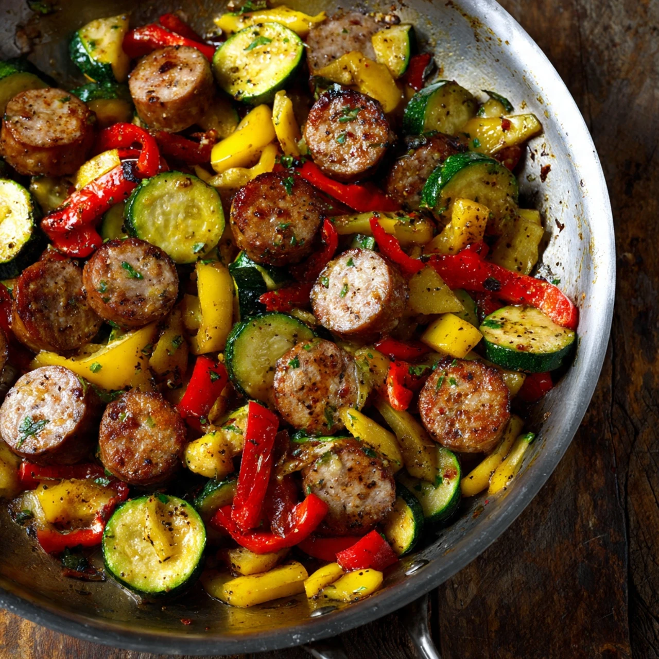Sausage and Veggies Skillet