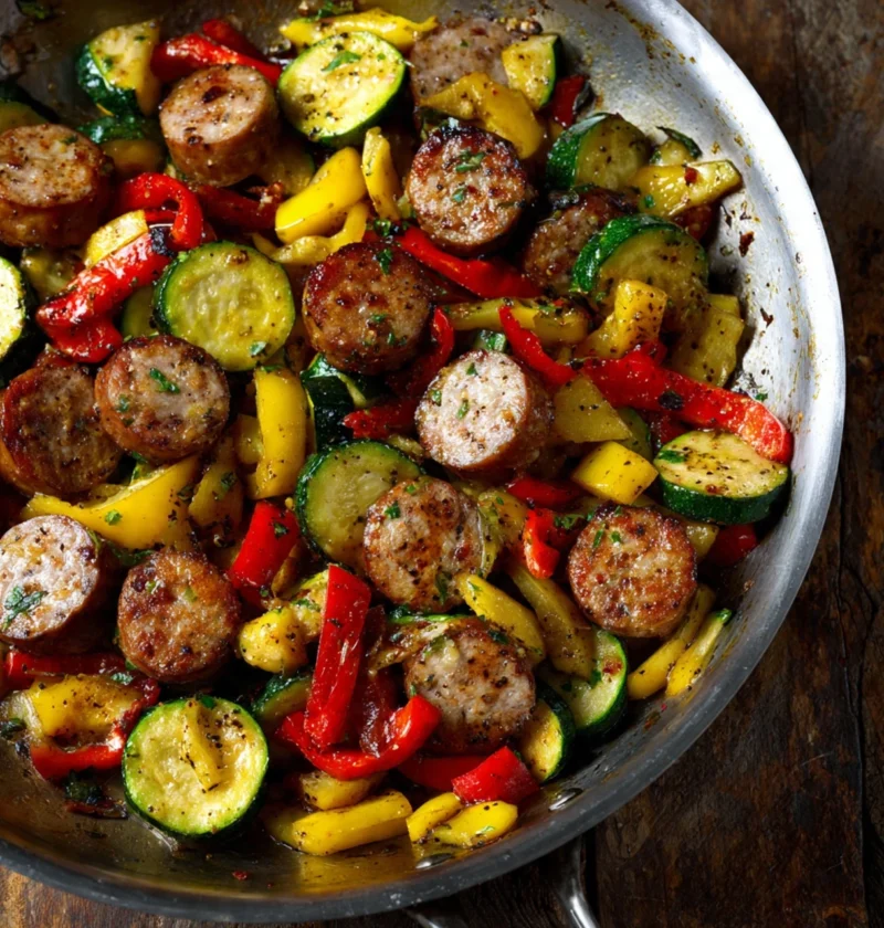 Sausage Veggies Skillet