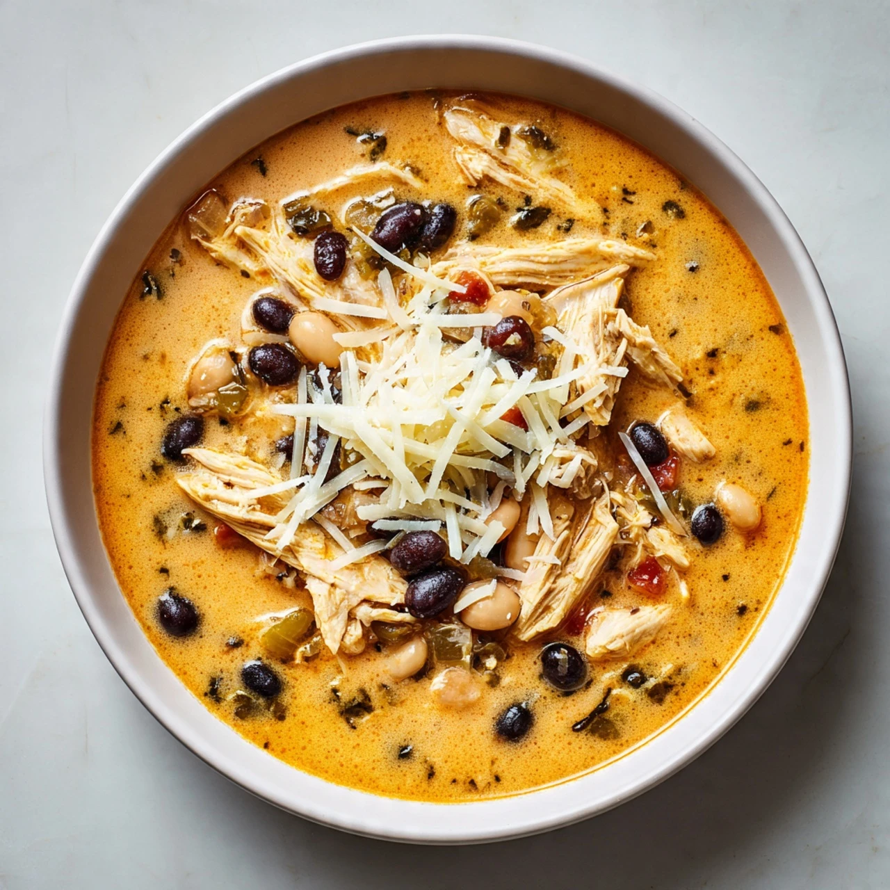 Slow Cooker Buffalo Chicken Chili (Easy & Spicy)