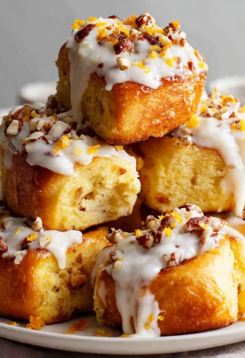 Sticky Lemon Rolls Recipe Cream Cheese Glaze Delight