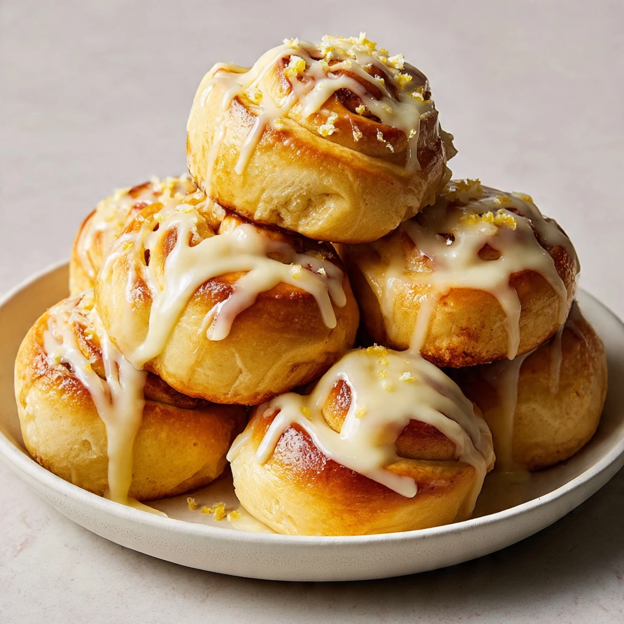 Sticky Lemon Rolls Recipe Cream Cheese Glaze Delight