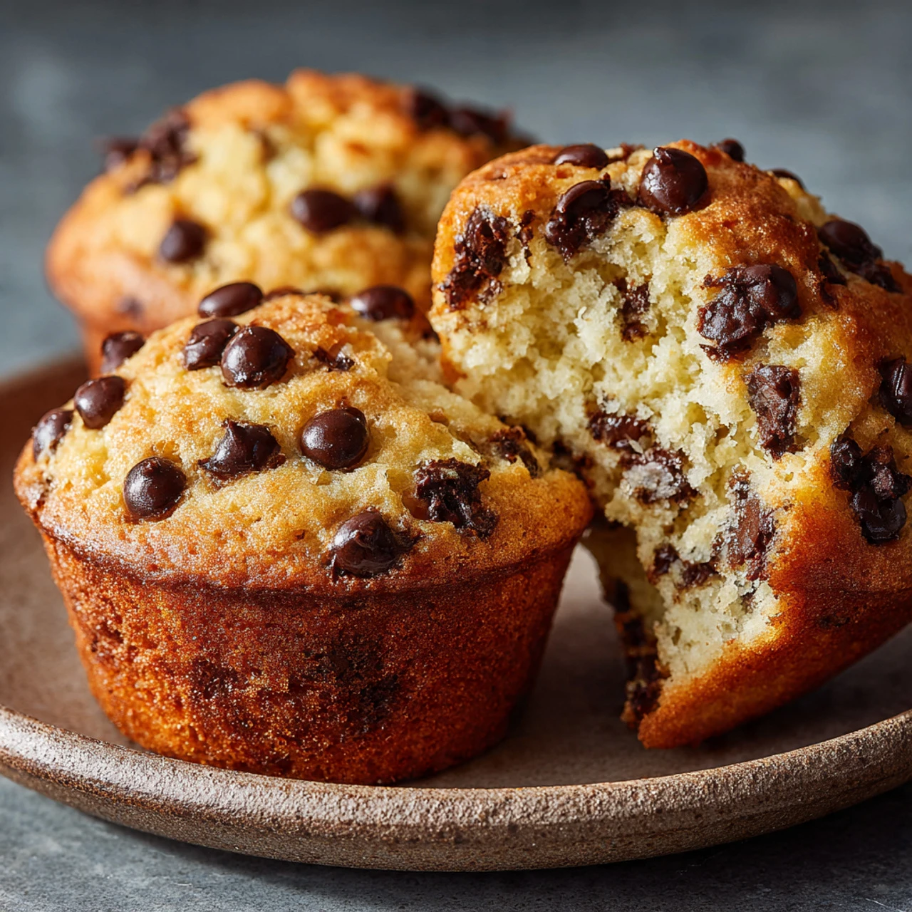 Stuffed Pancake Muffins with Chocolate Chips : Fluffy, Syrup-Filled & Meal-Prep Friendly